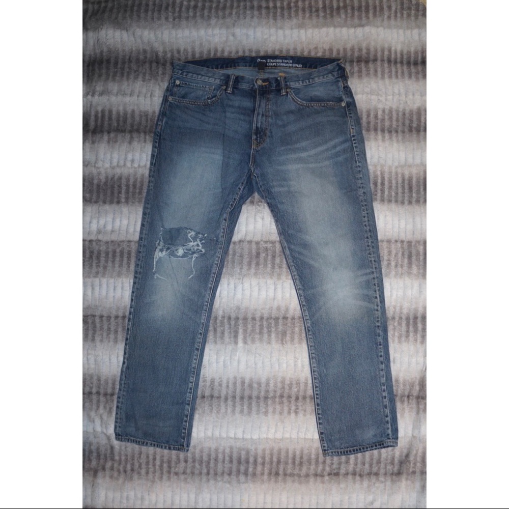 Men’s GAP Standard Taper Jeans (W 36” / L 32”)